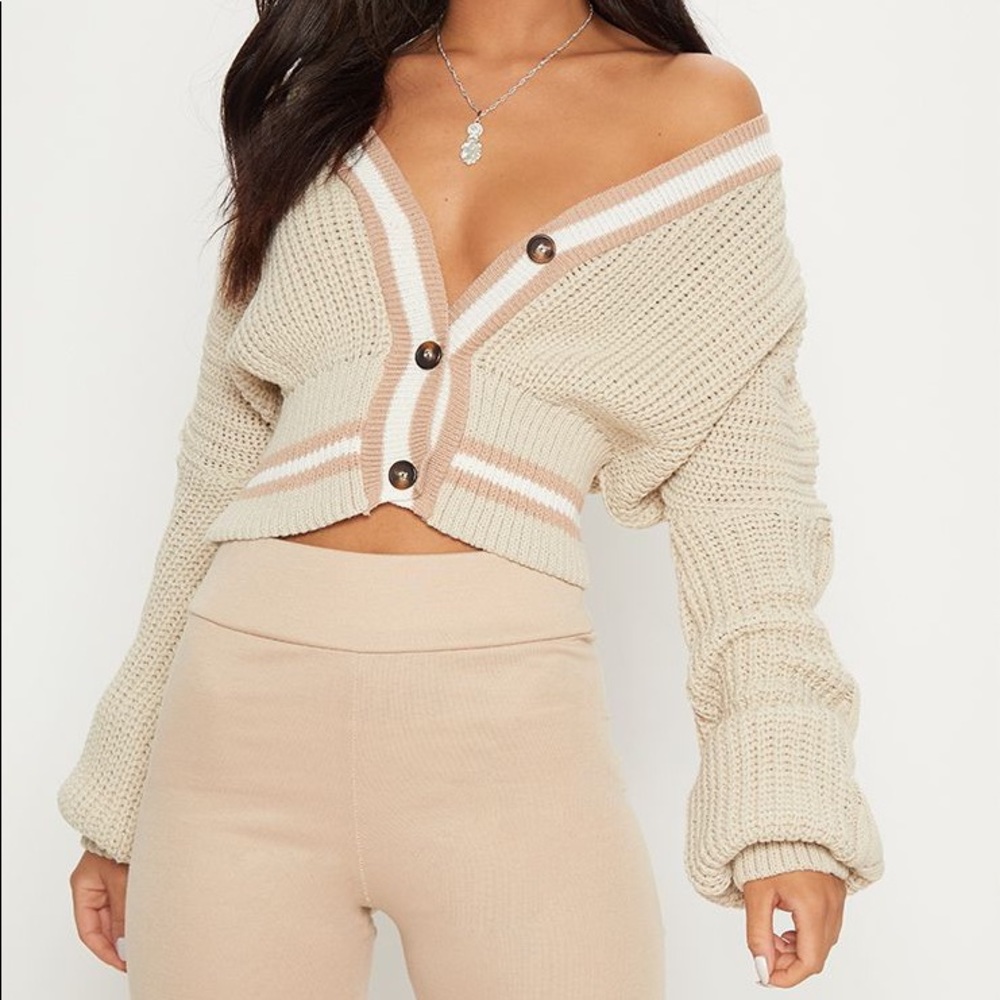 Pretty Little Thing cropped sweater